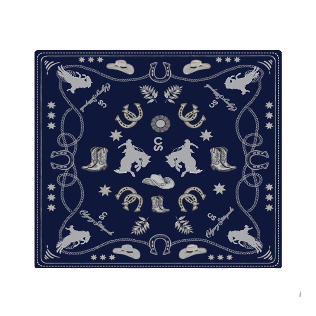 Foulard rétro de rodéo Calgary Stampede Xoxo