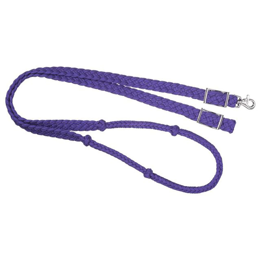 Tough-1 Cord Knotted Roping Reins