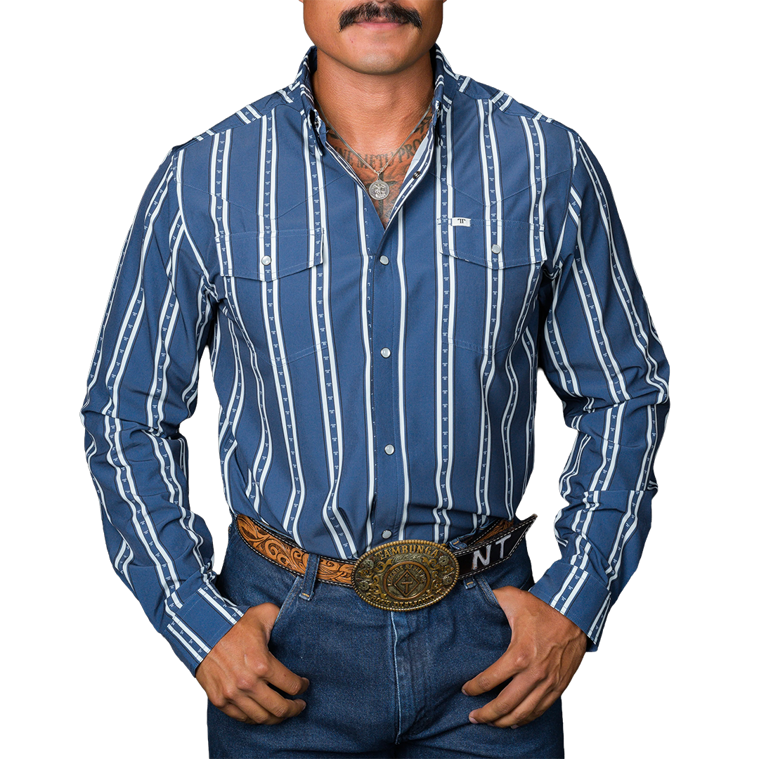Ferrell Men's The Tucker Long Sleeve Snap Shirt