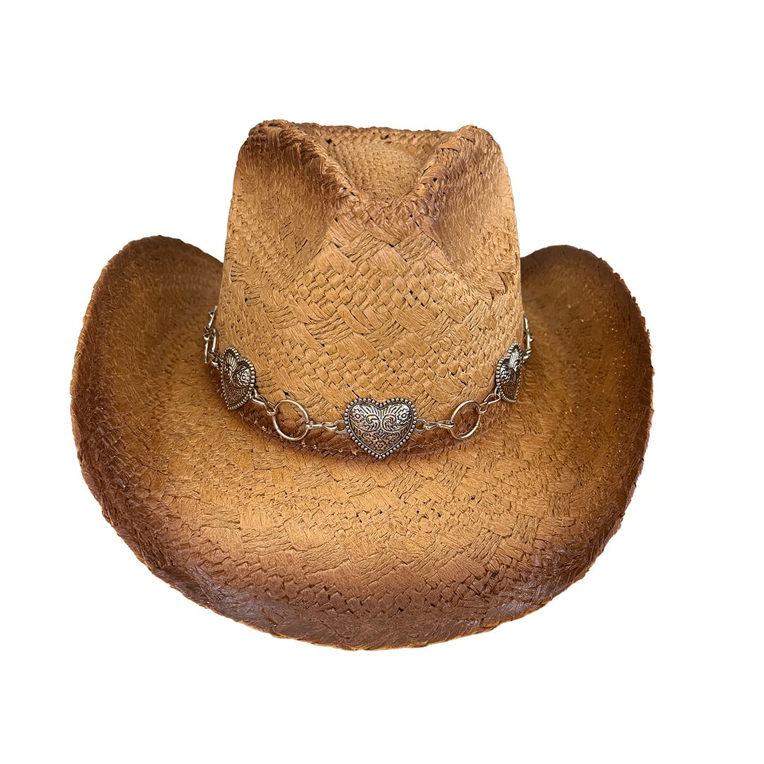 Chapeau de cowboy en paille Judson Peter Grimm