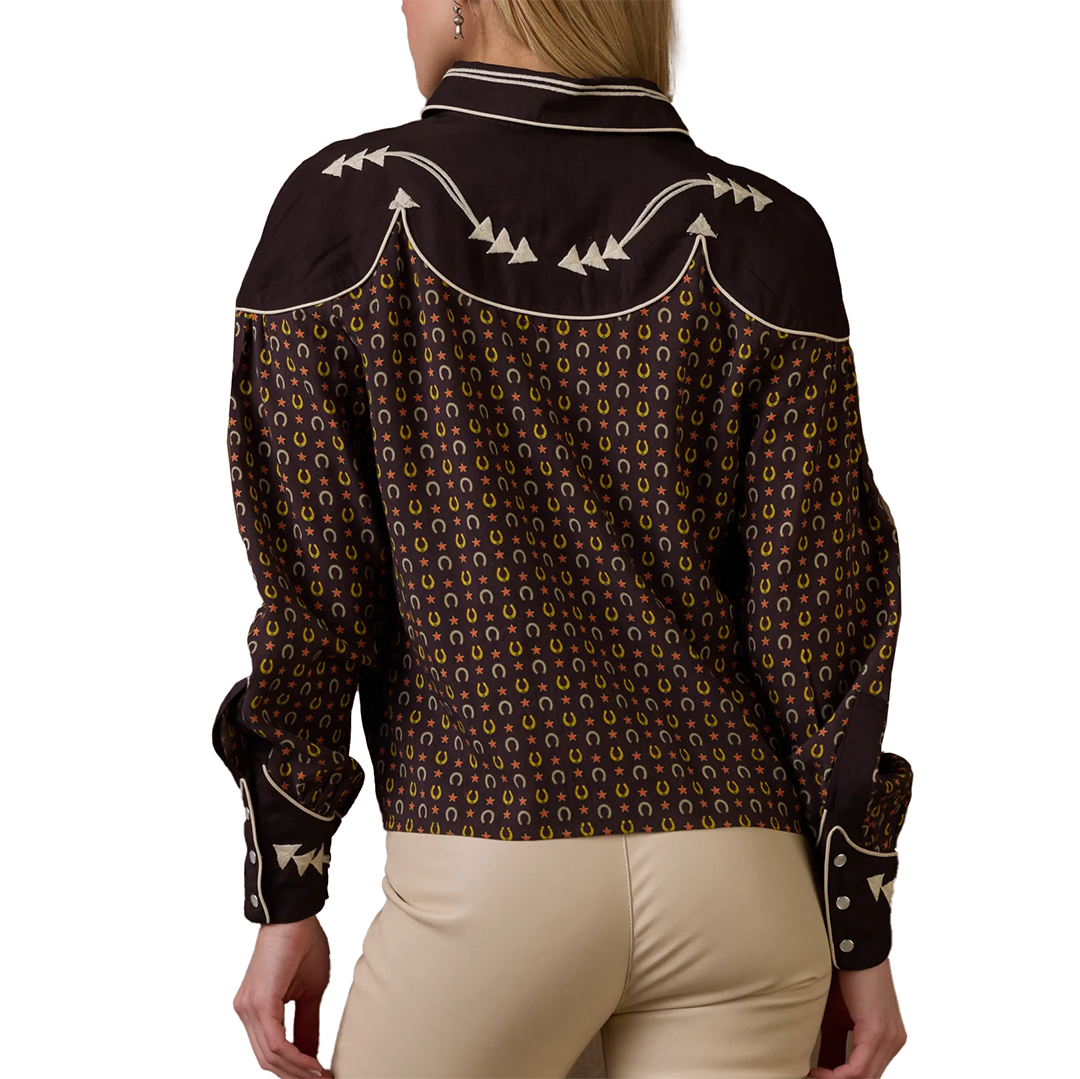 Chemise à manches longues Hard Luck pour femme Double D Ranch