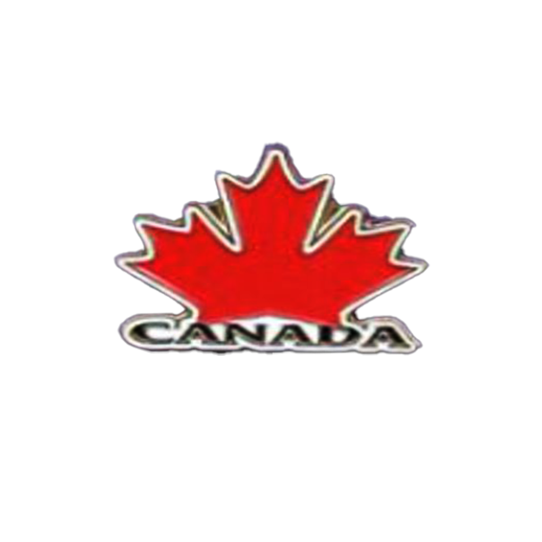 Postcard Souvenirs Maple Leaf Lapel Pin