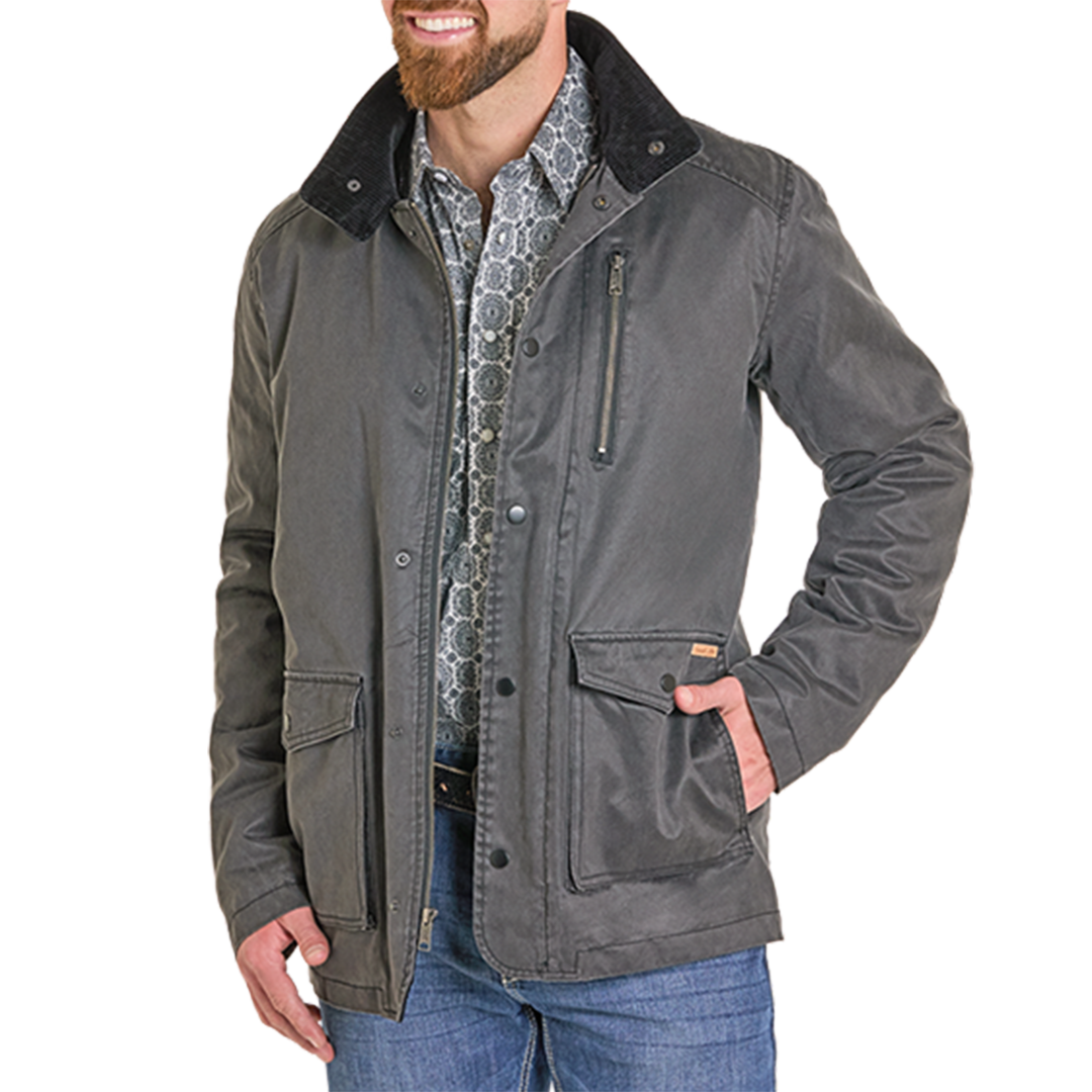 Powder River Outfitters Men's Oil Skin Coat