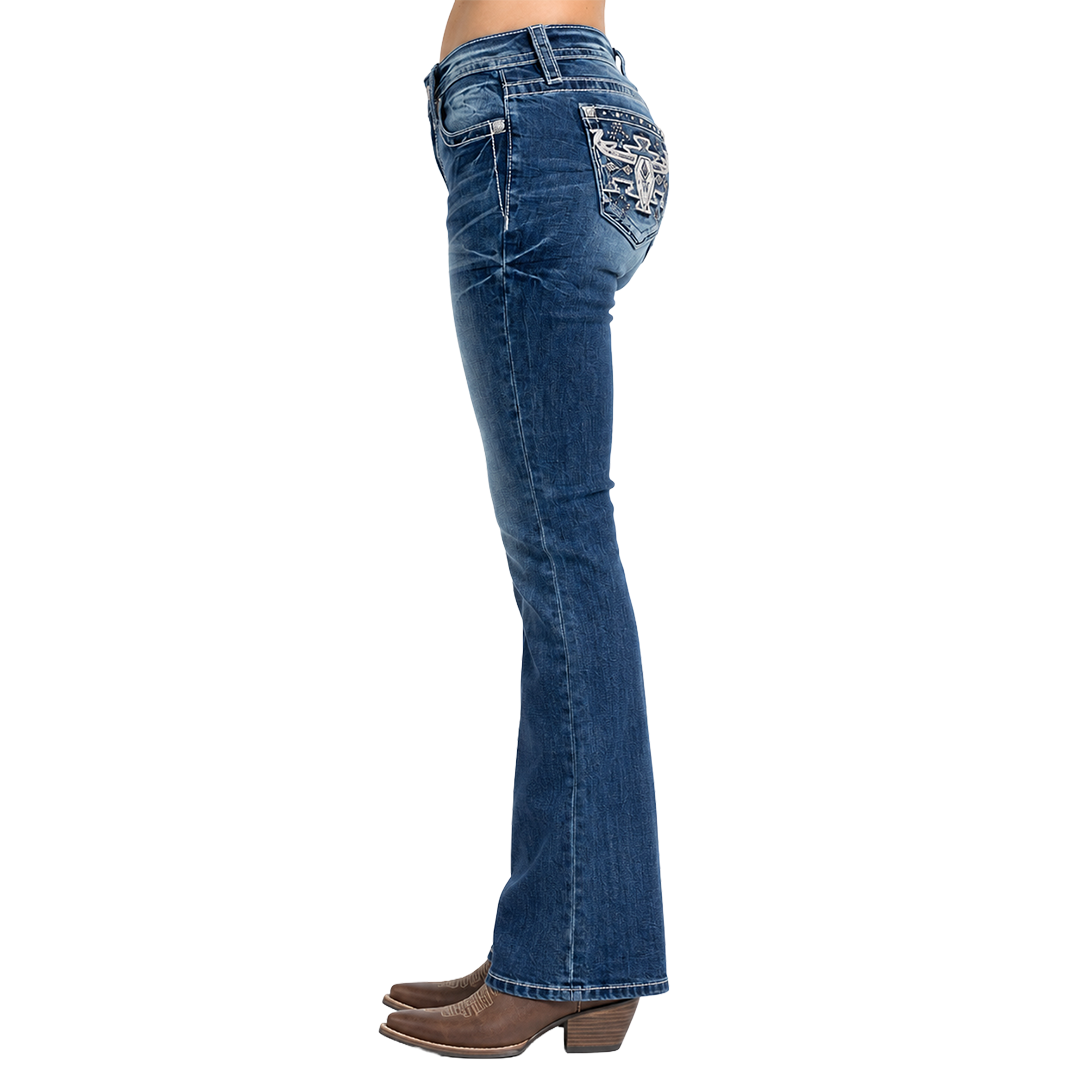Jean Bootcut Femme Marleigh Wings Miss Me