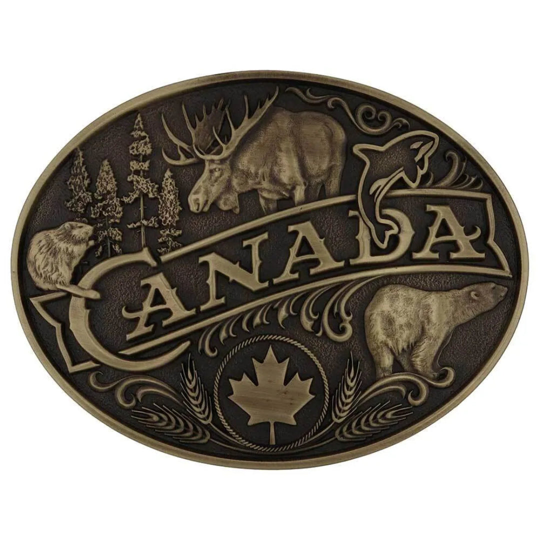 Montana Silversmiths Canadian Heritage Attitude Buckle