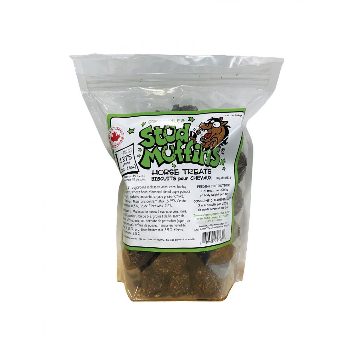 Stud Muffins Green Apple 45 OZ BAG
