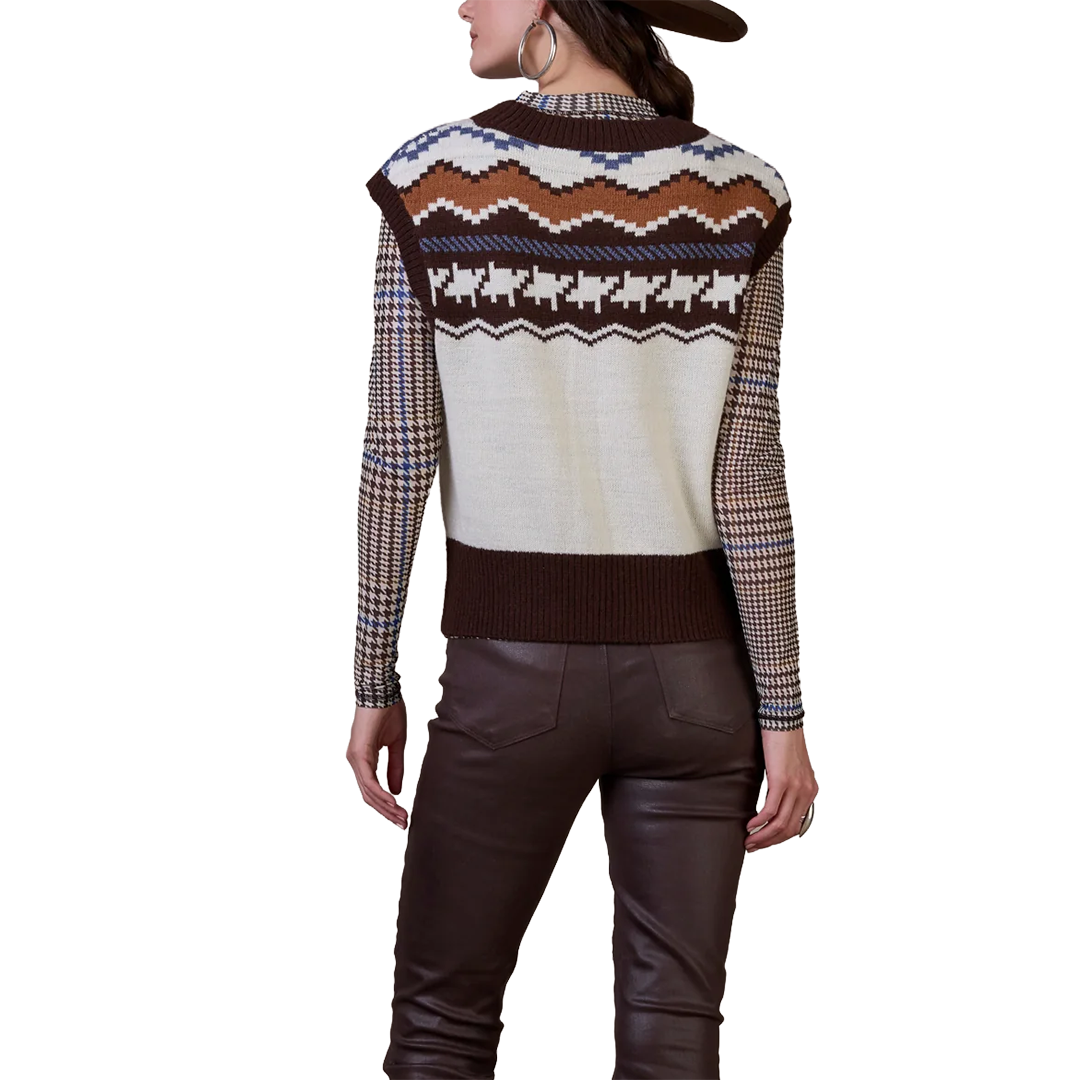 Gilet pull Double D Ranch Mane Stay pour femme