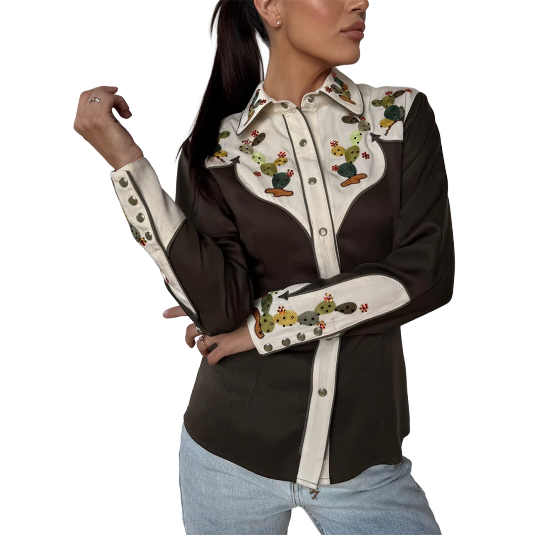 Chemise à manches longues boutonnée à motif écossais Wrangler Rétro Premium pour homme