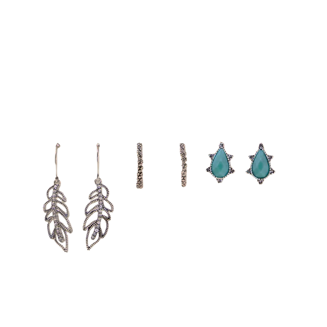 Lainey Wilson Feather Drop Trio Earring