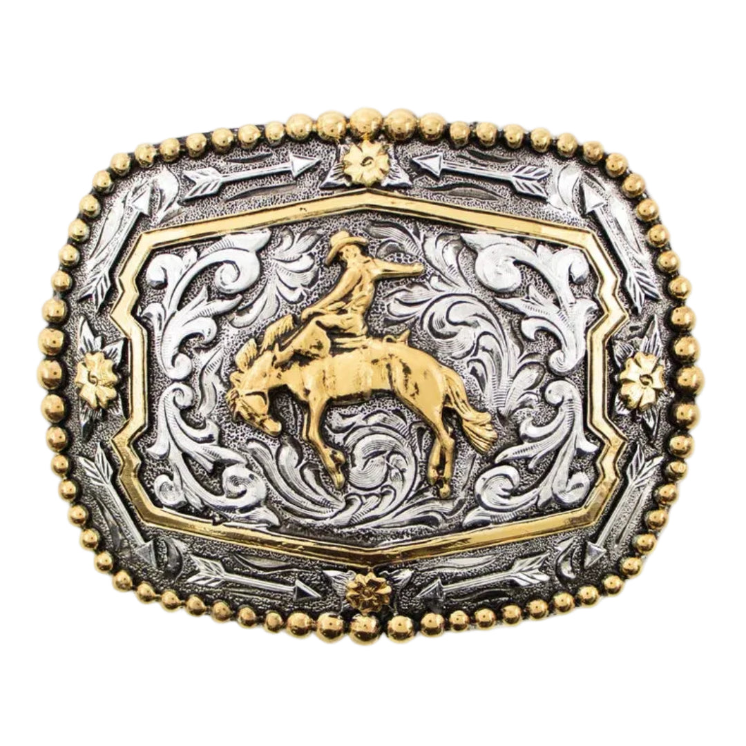 Boucle de ceinture festonnée AndWest Praying Cowboy
