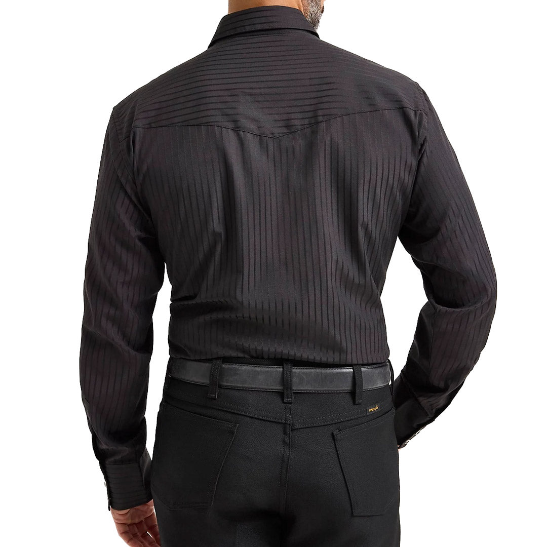 Wrangler Men's Sport Western Long Sleeve Snap Shirt