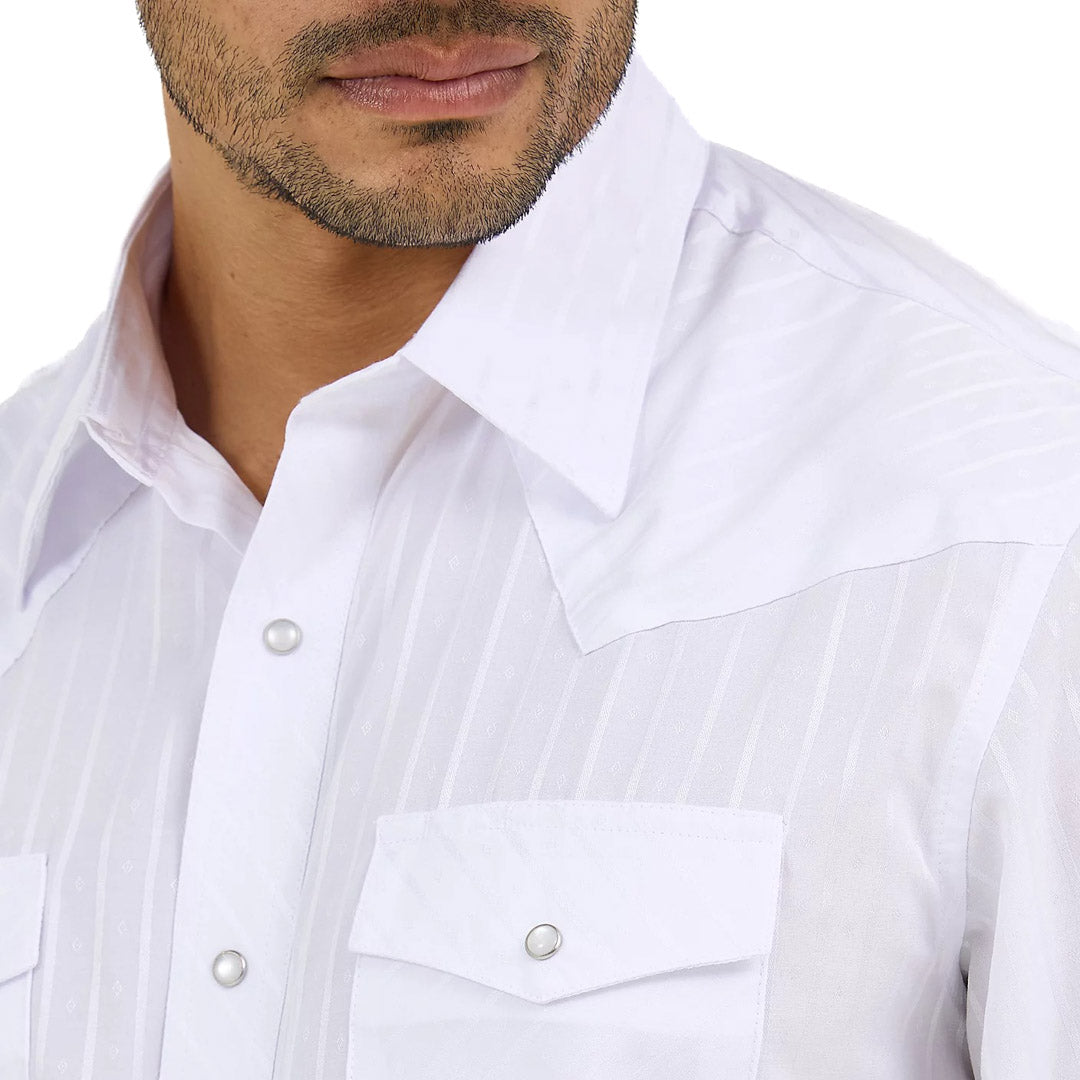 Wrangler Men's Sport Western Long Sleeve Snap Shirt