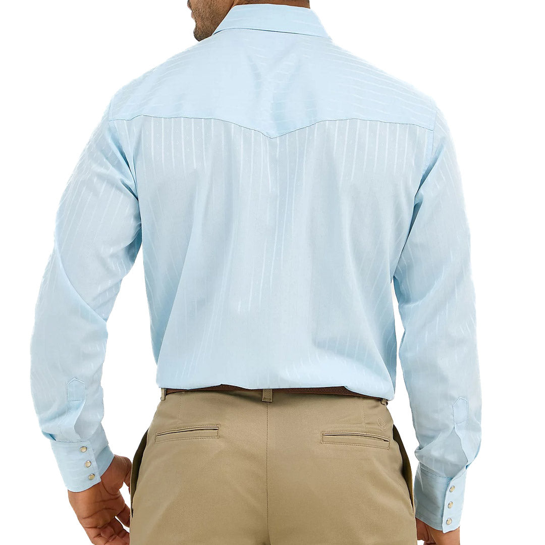 Wrangler Men's Sport Western Long Sleeve Snap Shirt