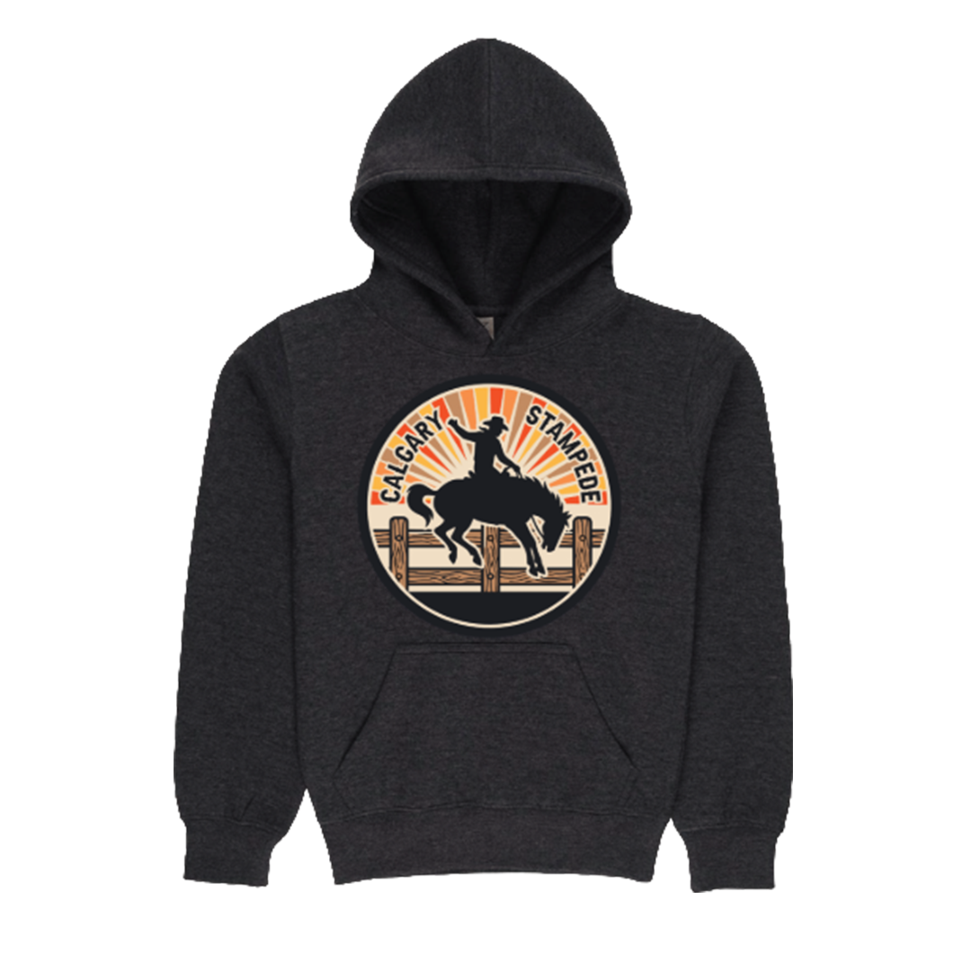 Sweat à capuche Calgary Stampede à motif crâne de bœuf pour jeunes