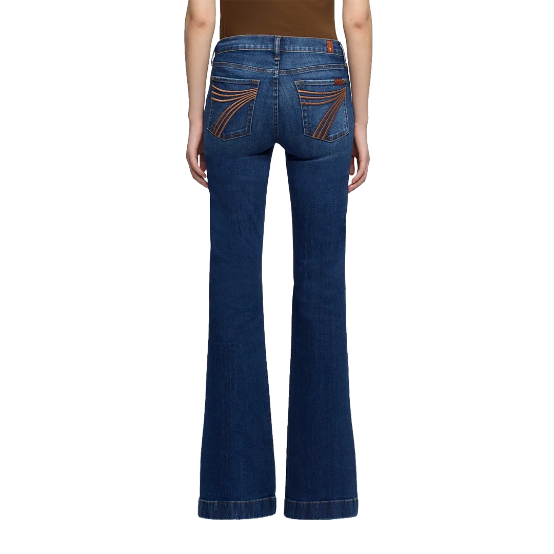 7 For All Mankind Women's Dojo In Slim Illusion Wide-leg Jeans