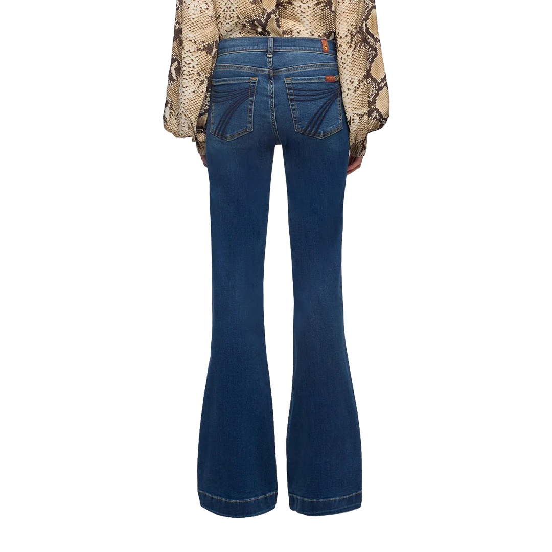 7 For All Mankind Women's Dojo In Slim Illusion Wide-leg Jeans