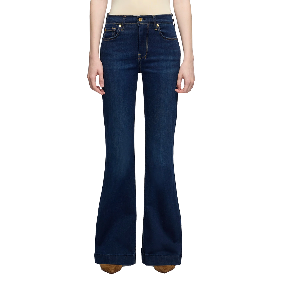 7 For All Mankind Women's Tailorless Dojo In Slim Illusion Wide-leg Jeans