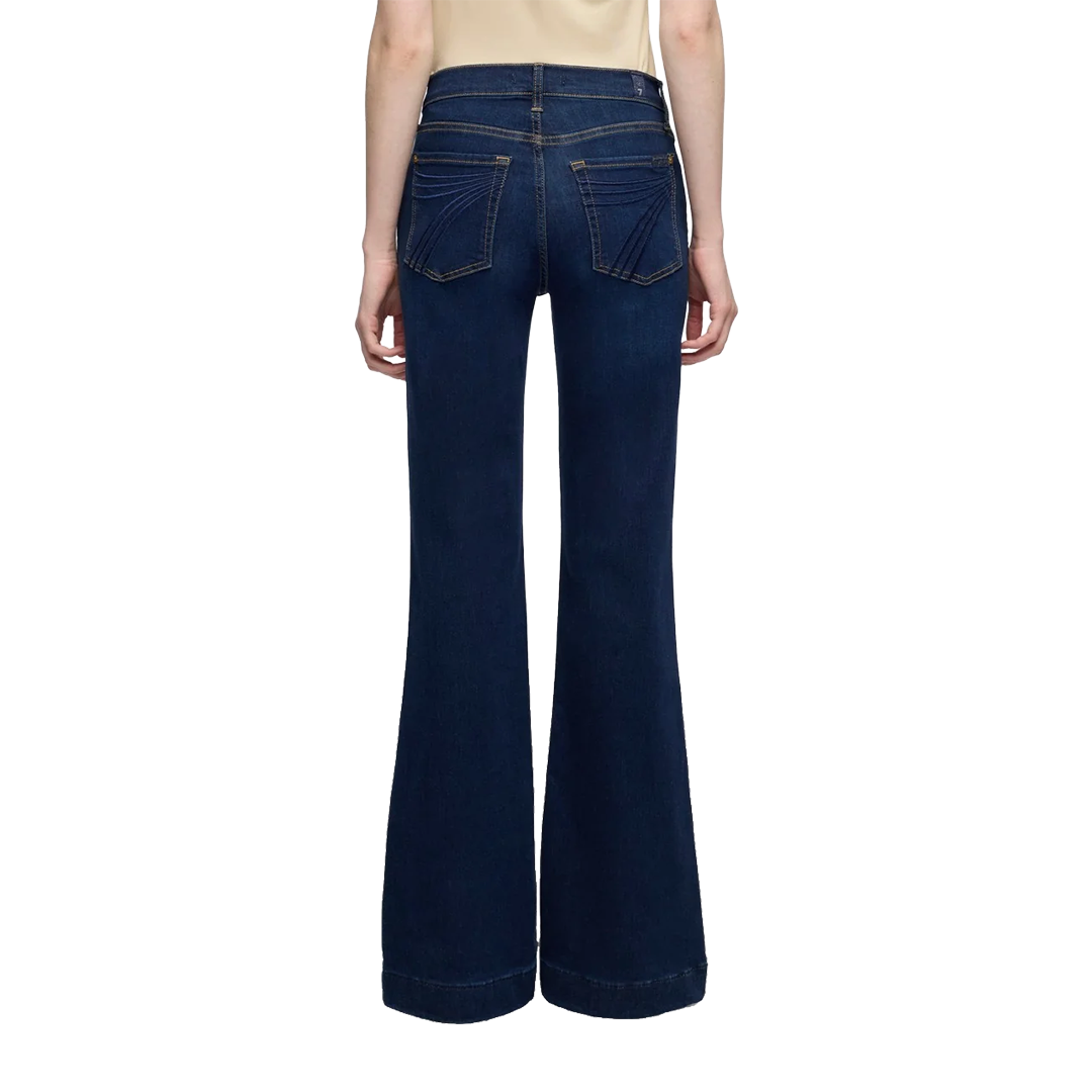 7 For All Mankind Women's Tailorless Dojo In Slim Illusion Wide-leg Jeans