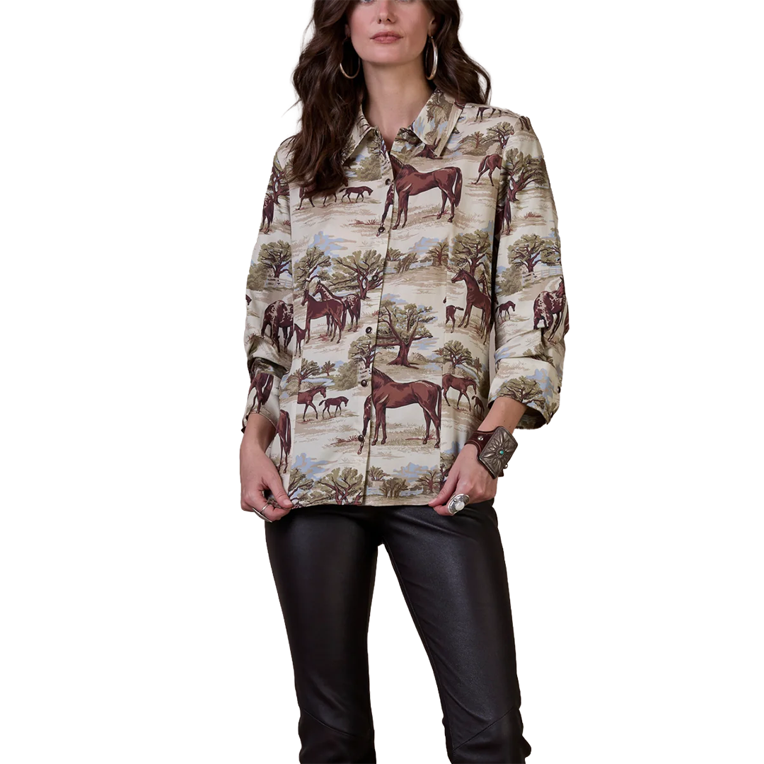 Double D Ranch Women's Horsiculture Blouse