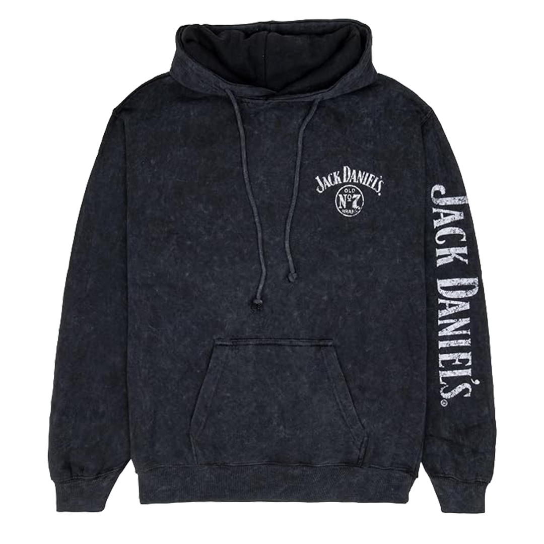 Sweat à capuche Jack Daniel's pour homme avec logo N° 7