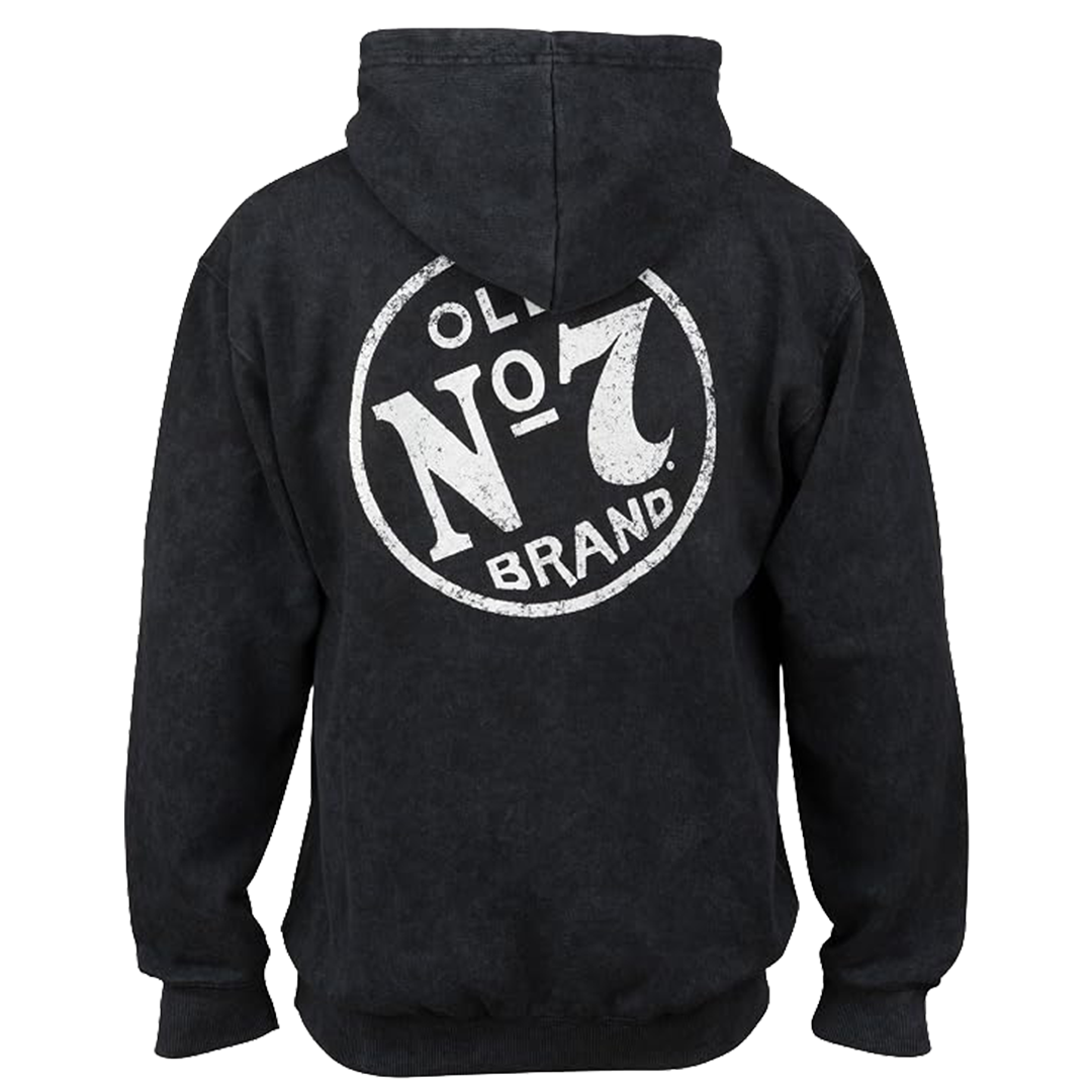 Sweat à capuche Jack Daniel's pour homme avec logo N° 7