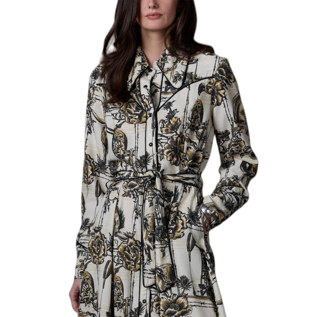 Double D Ranch Women's Petro Plaid Dress
