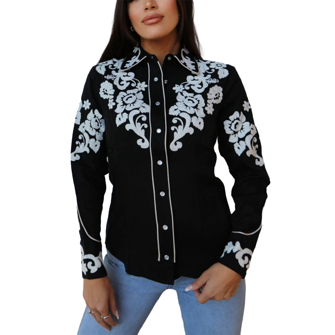 Chemise à manches longues boutonnée à motif écossais Wrangler Rétro Premium pour homme