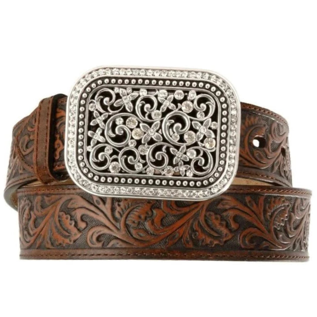 Ceinture à boucle turquoise Ariat pour femme