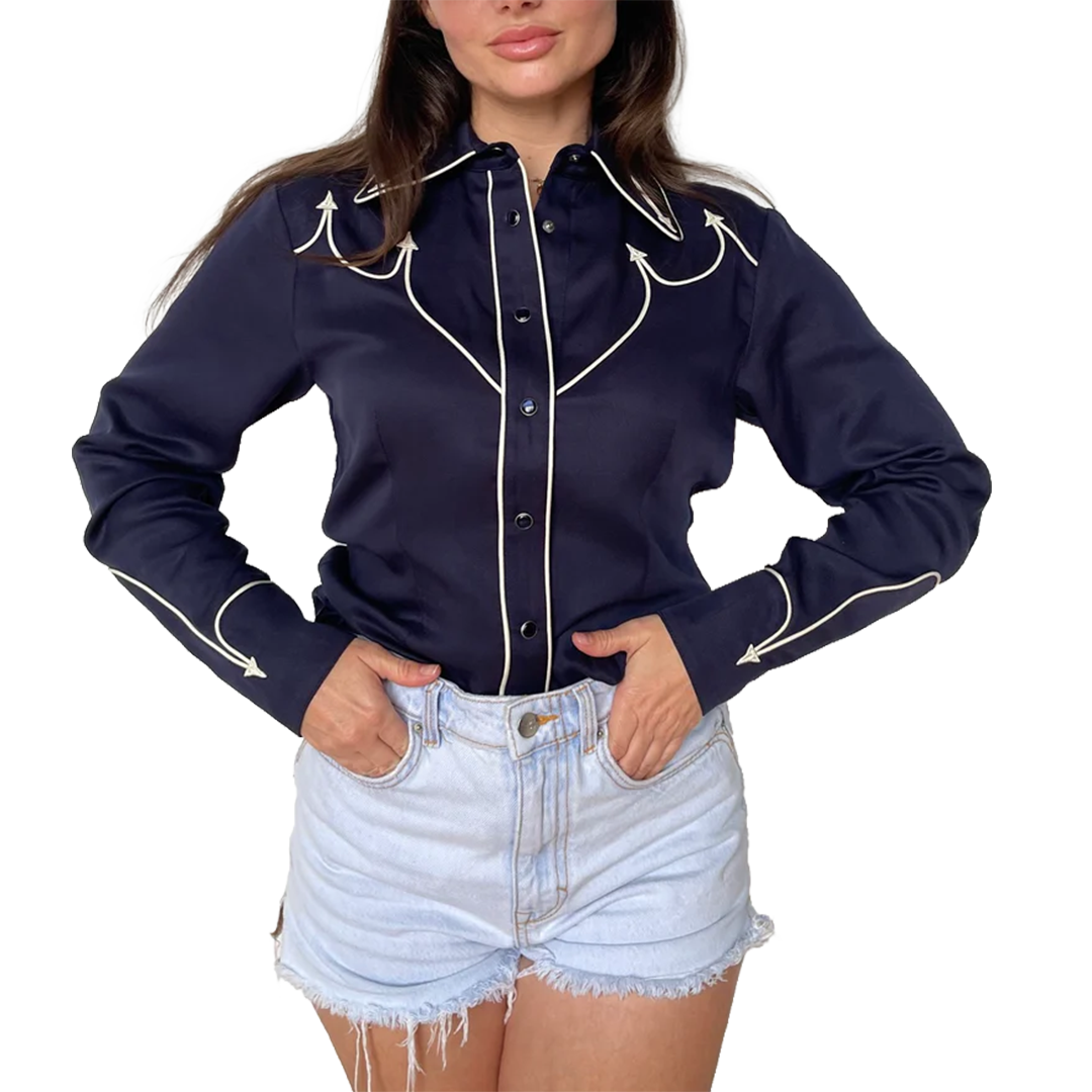 H Bar C Women's Lake Tahoe Long Sleeve Snap Shirt