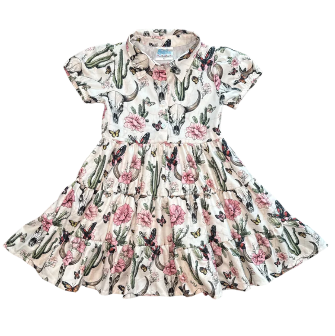 Shea Baby Cactus Floral Flow Dress