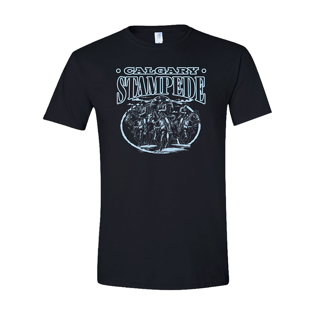 T-shirt unisexe à manches courtes rondes Calgary Stampede
