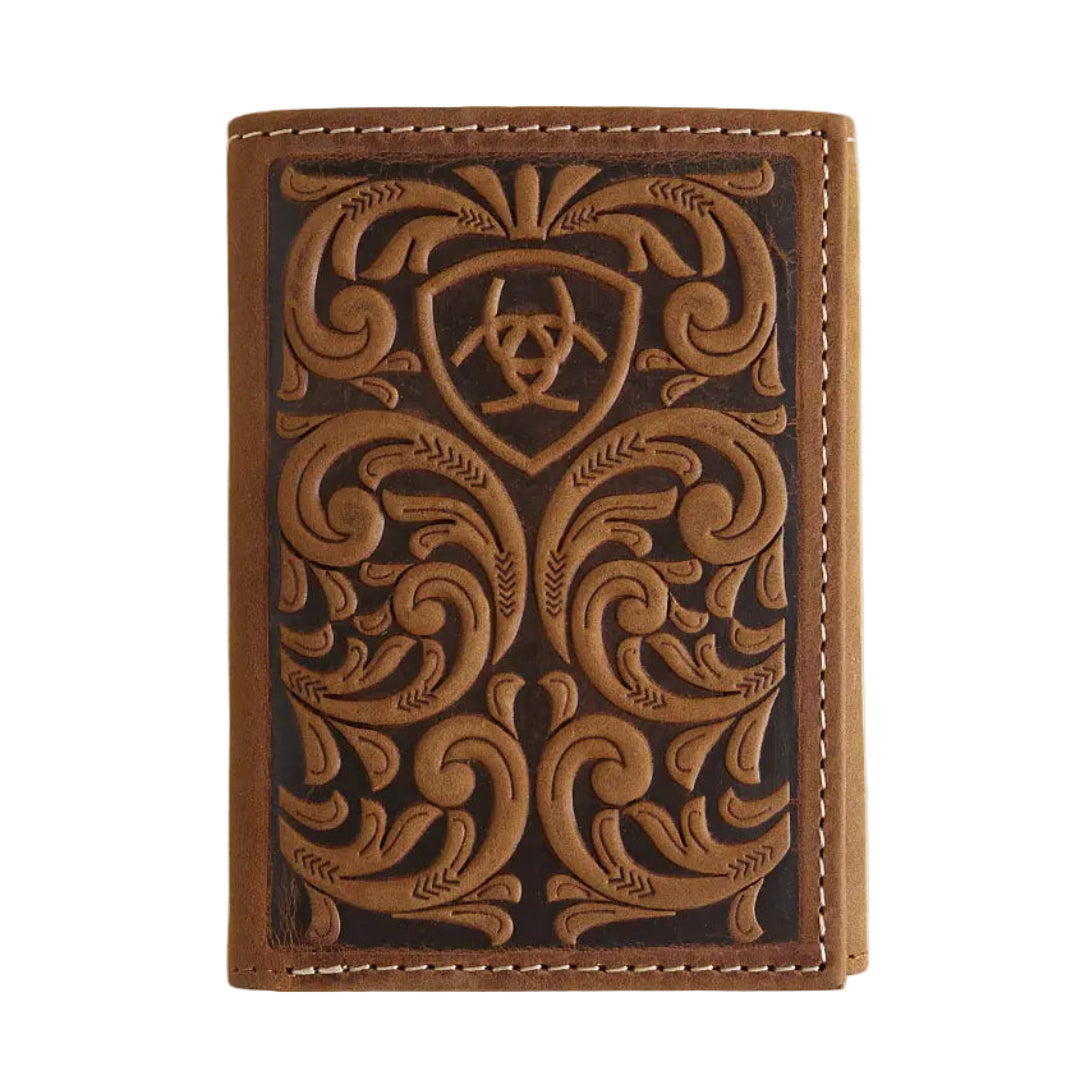 Ariat Men's Logo Trifold Wallet