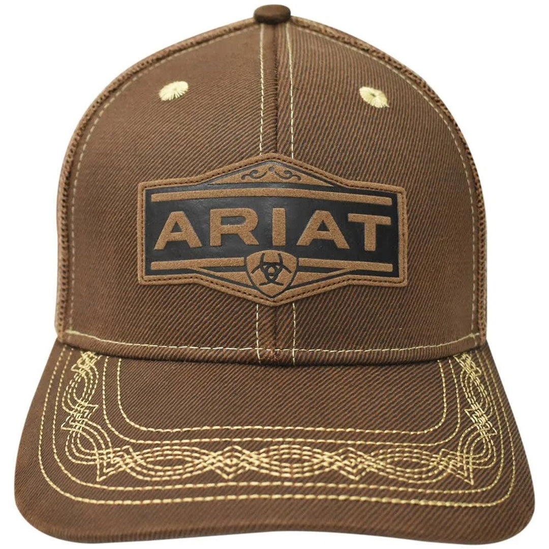 Casquette marron Ariat Vintage Logo Patch