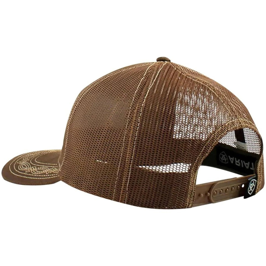 Casquette marron Ariat Vintage Logo Patch