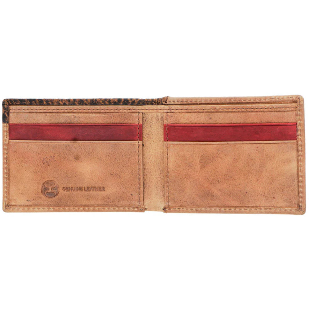 Hooey Men's Whip Aztec Print Front Pocket Bifold Wallet
