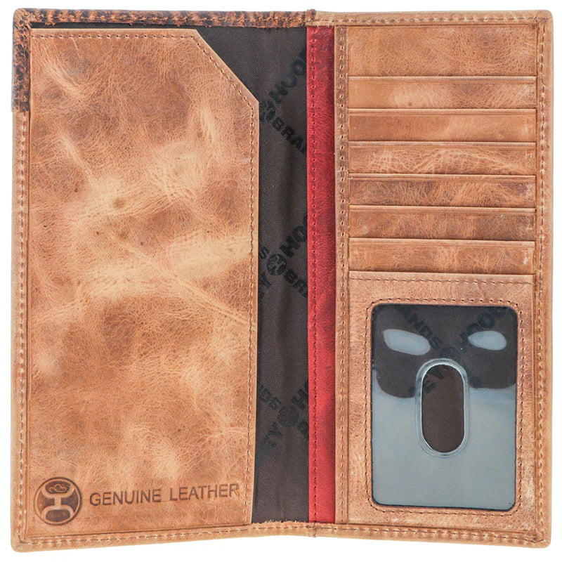 Hooey Men's Whip Woven Leather Rodeo Wallet