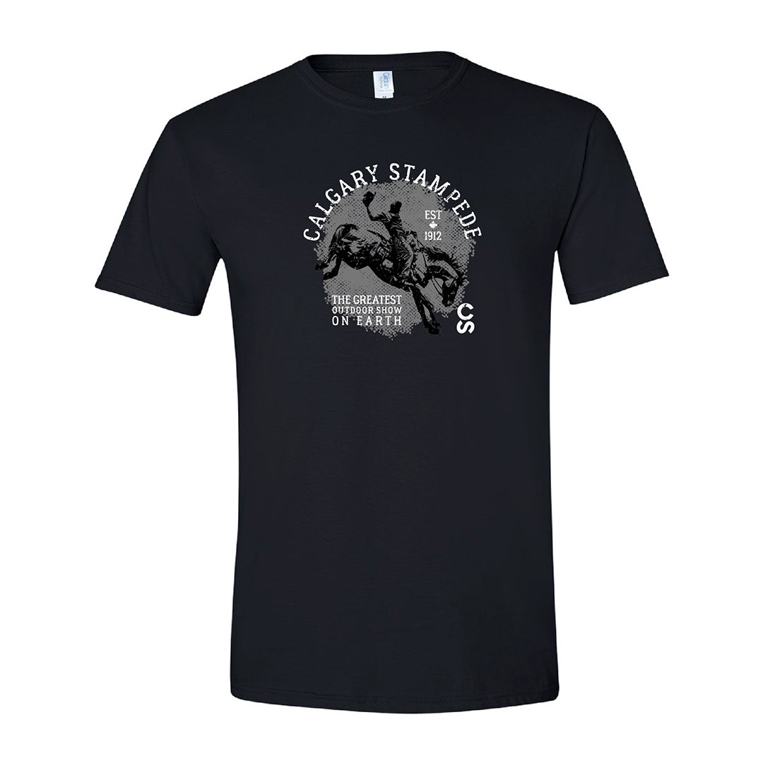 Calgary Stampede Unisex Bronc Rider Graphic-Est 1912 T-Shirt