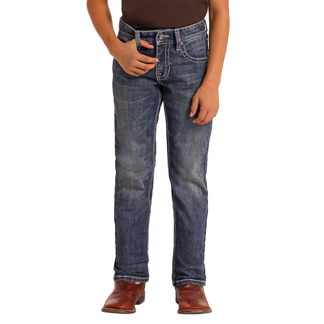 Jean Droit Revolver Rock & Roll Denim pour Garçon