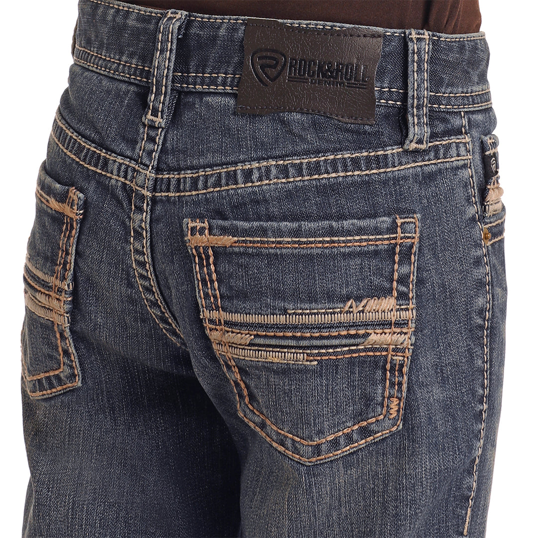 Jean Droit Revolver Rock & Roll Denim pour Garçon