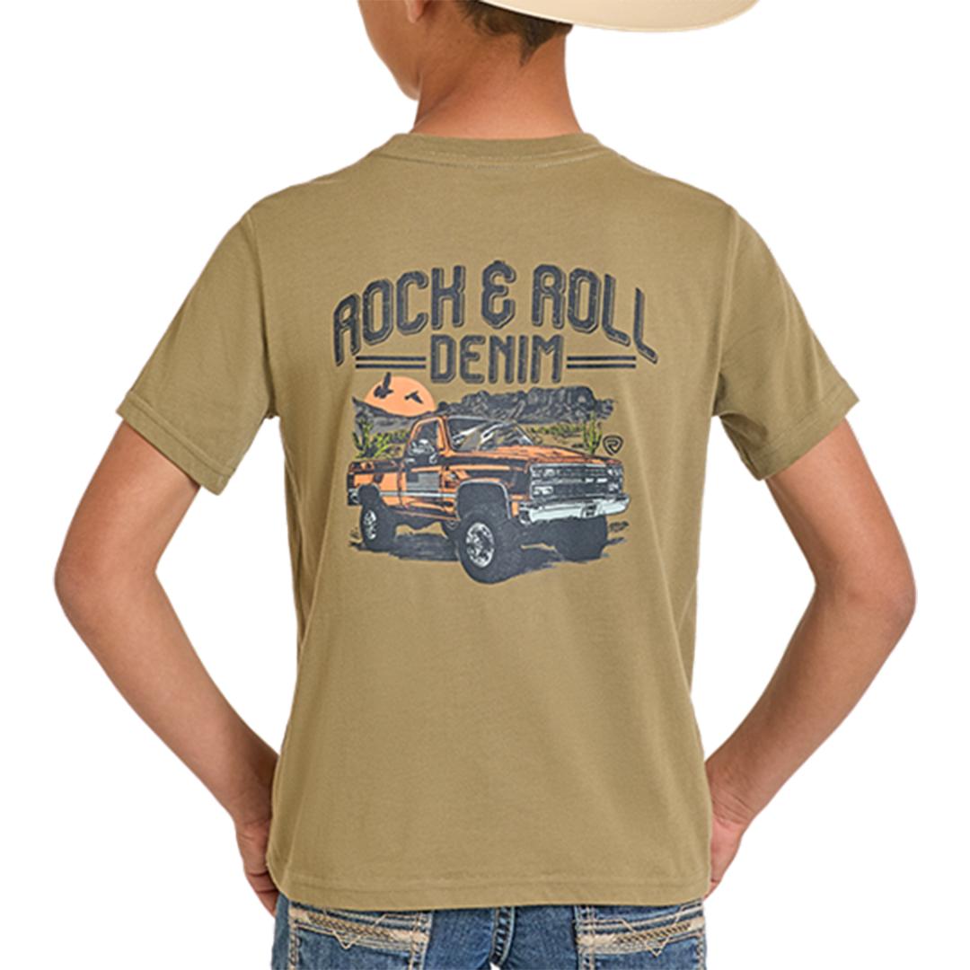 Rock & Roll Denim Boys' Truck Graphic T-Shirt