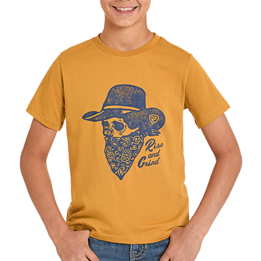 T-shirt Rock & Roll Denim à motif tête de bélier pour garçon