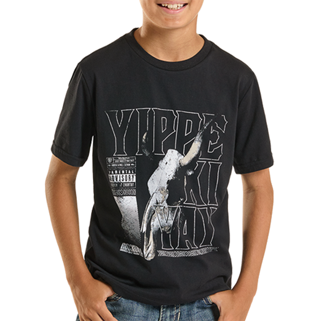 Rock & Roll Denim Boys' Yippe Ki YaY T-Shirt