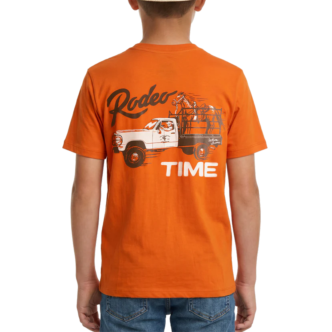 T-shirt Rock & Roll Denim à motif tête de bélier pour garçon