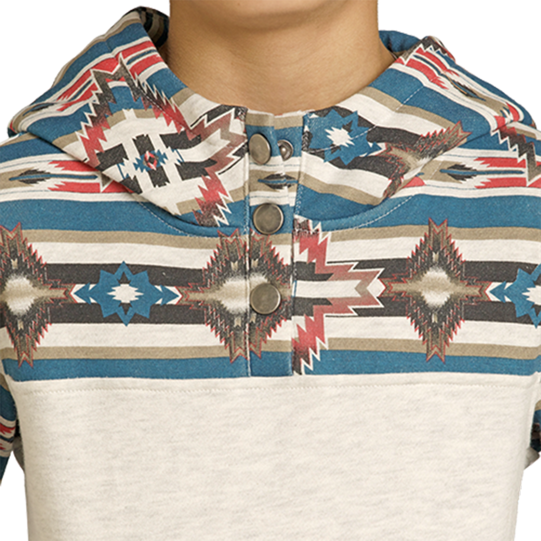 Sweat à capuche color-block Rock & Roll Denim pour garçons