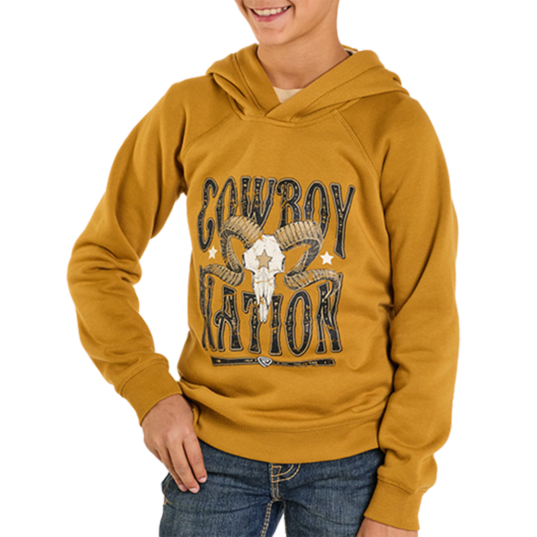 Rock & Roll Denim Boys' Cowboy Nation Hoodie