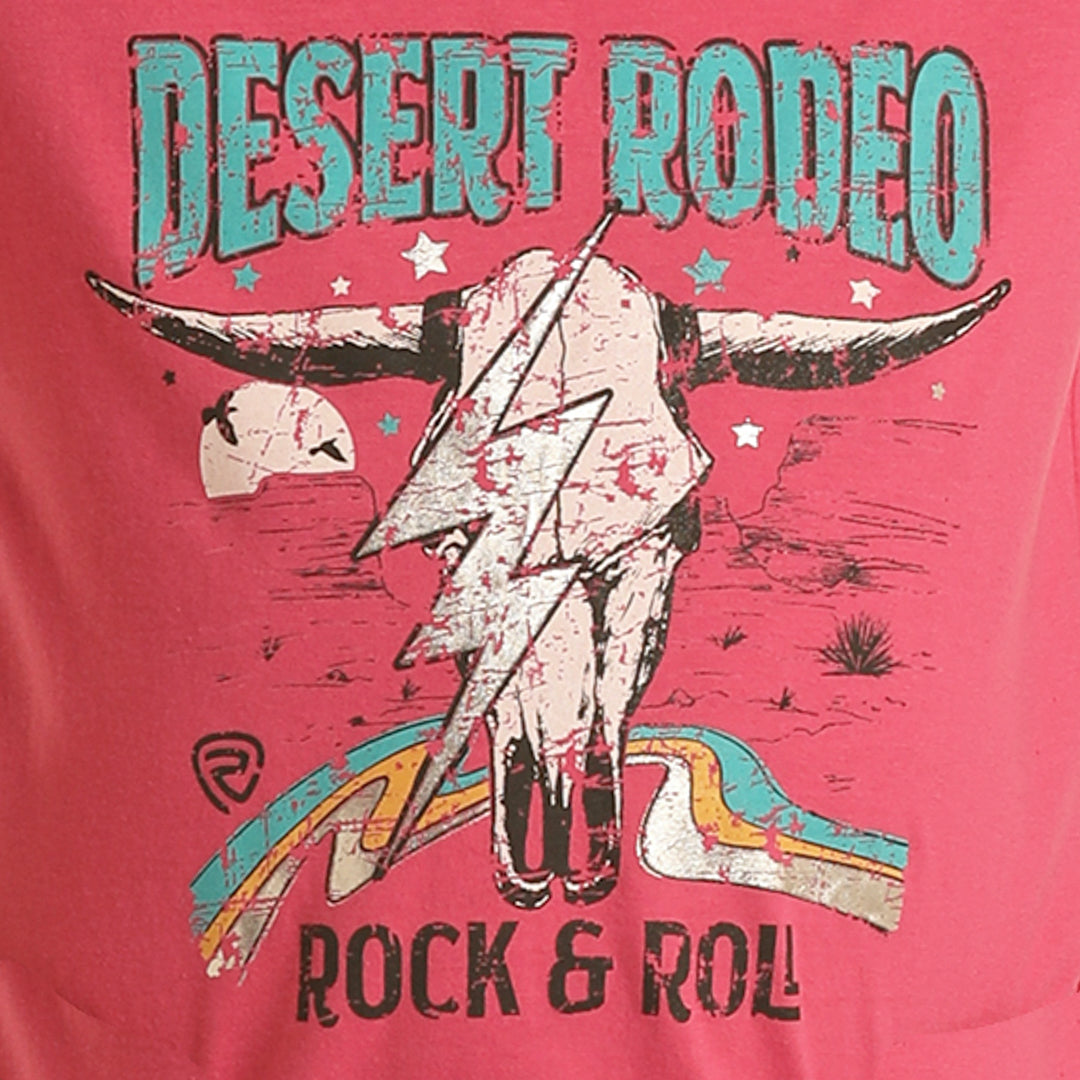 Rock & Roll Cowgirl Girls' Desert Rodeo Fringe T-Shirt