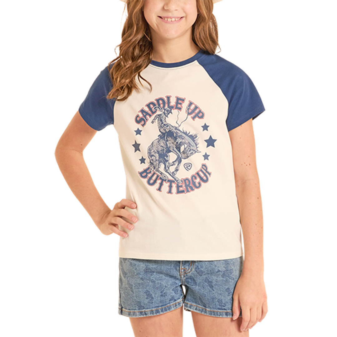 T-shirt imprimé cowboy Rock & Roll Denim pour filles