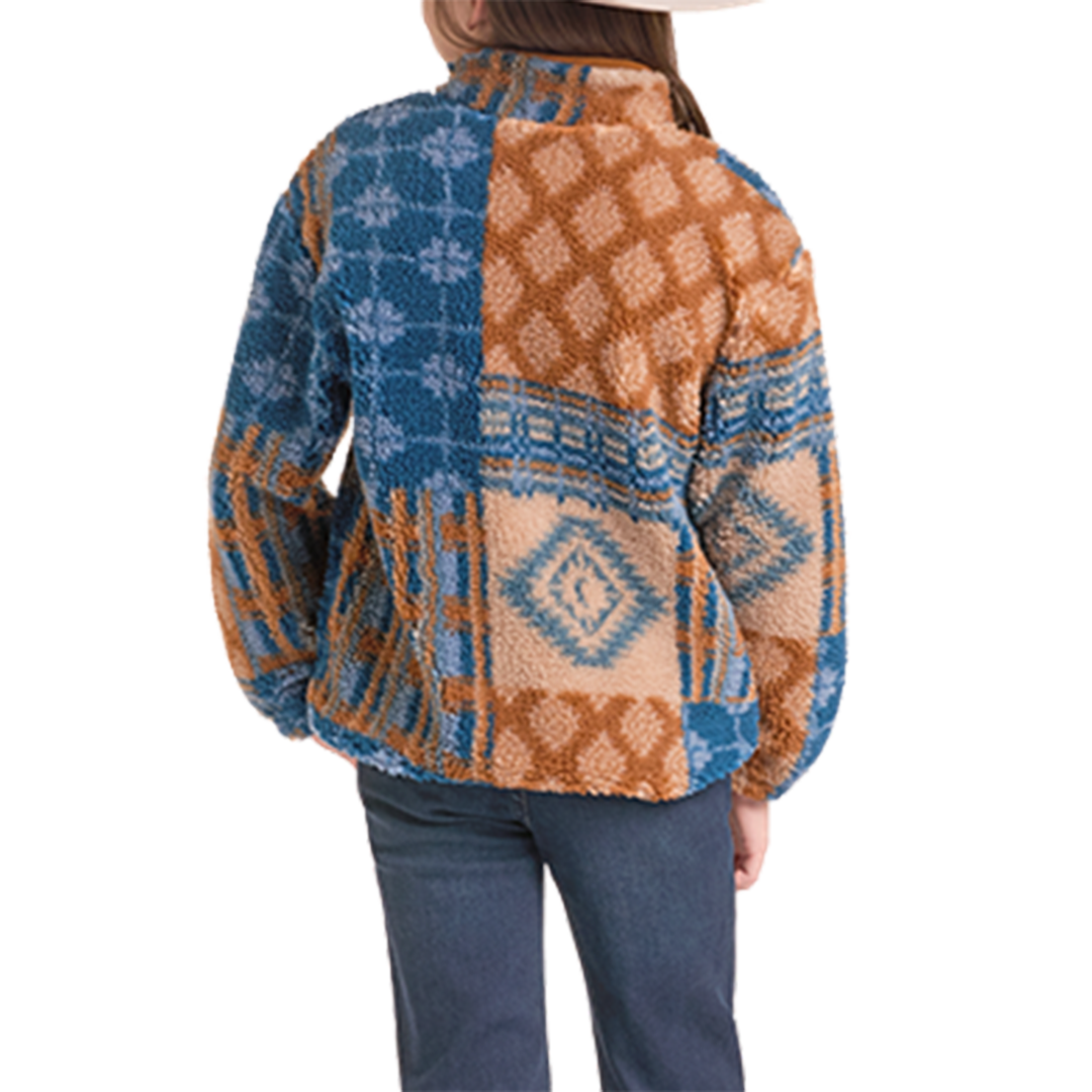 Rock & Roll Denim Girls' Sherpa jacket