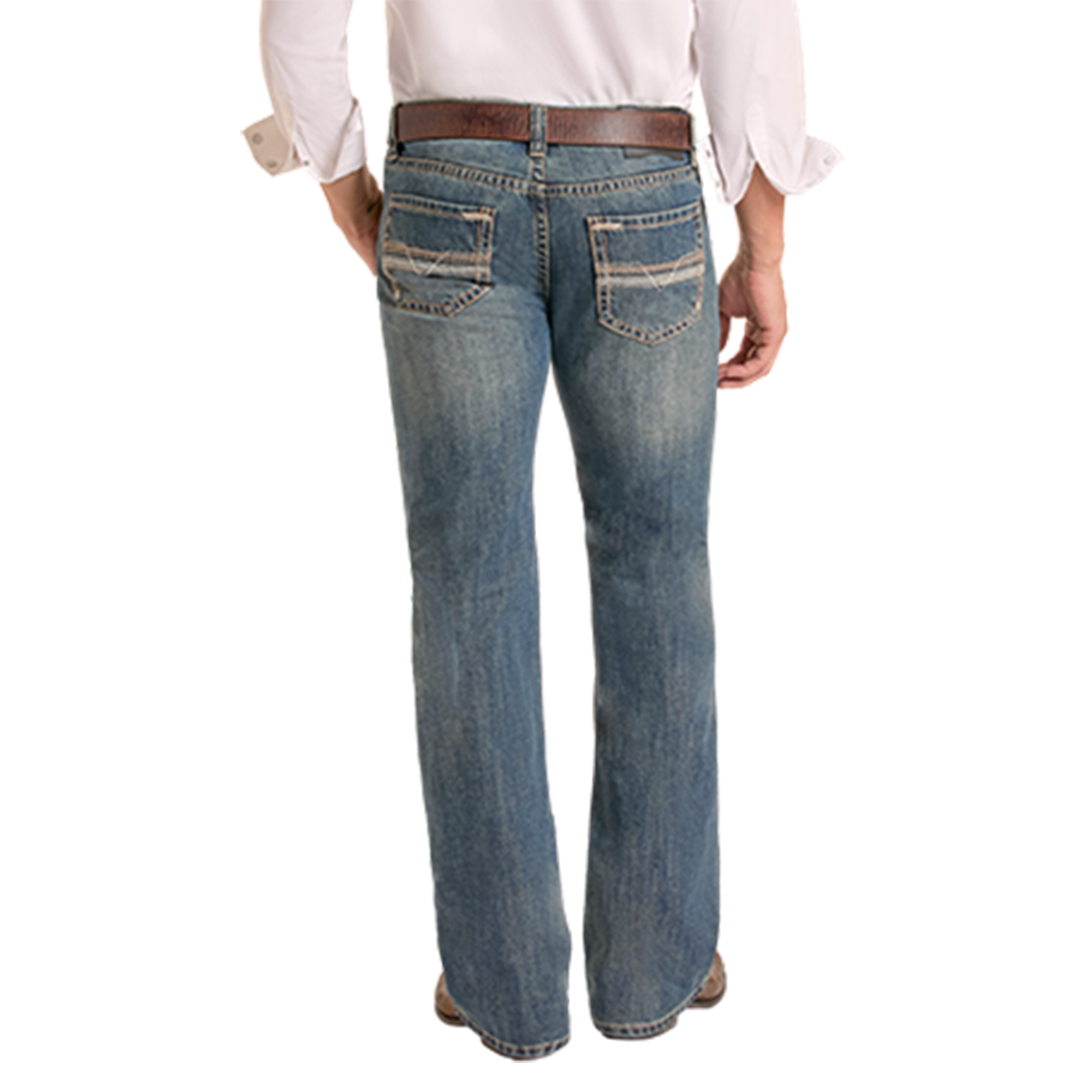 Rock & Roll Denim Men's Pistol Bootcut Jeans