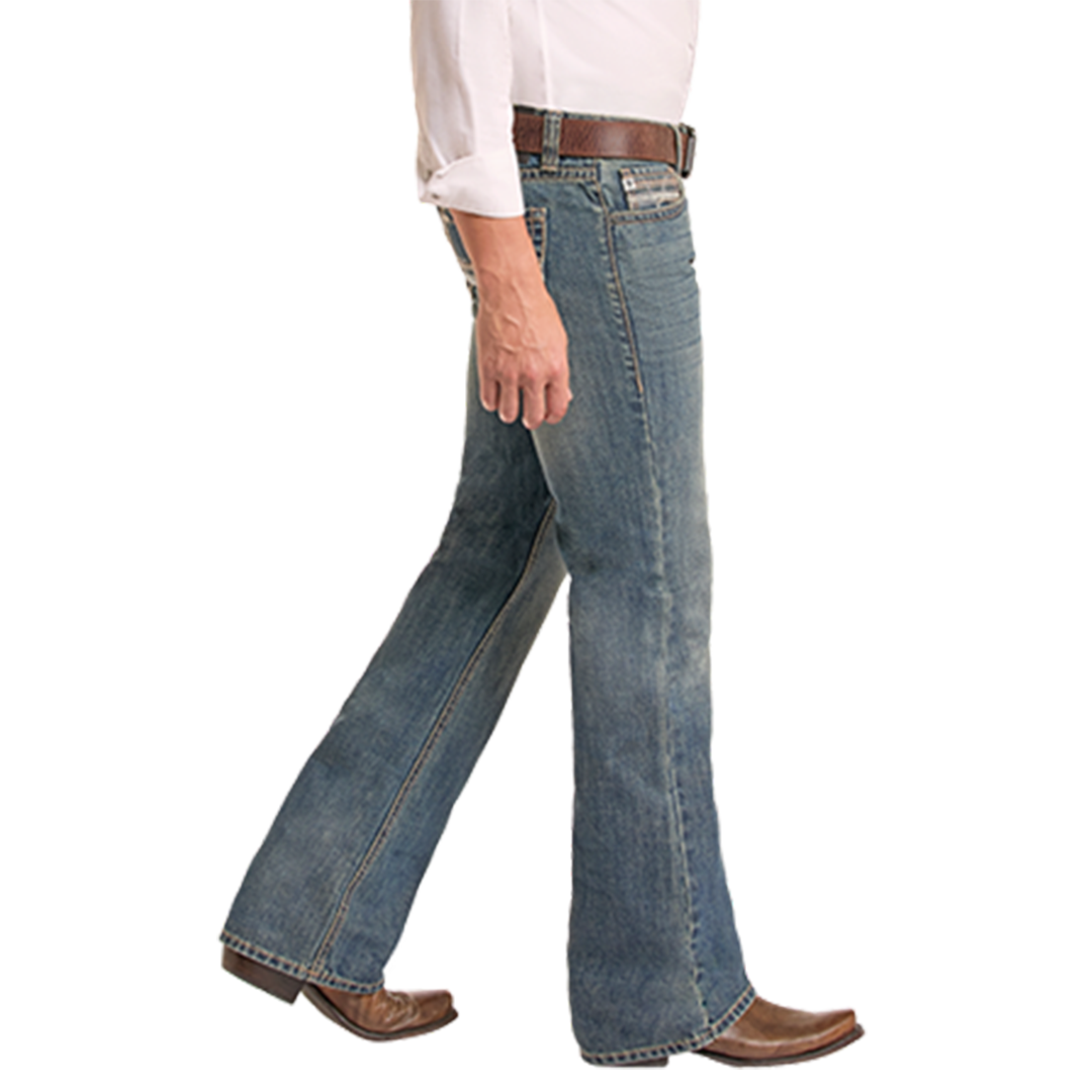 Rock & Roll Denim Men's Pistol Bootcut Jeans